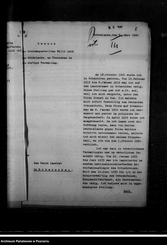 Obraz 9 z jednostki "Bewerbungen um Anstellung"