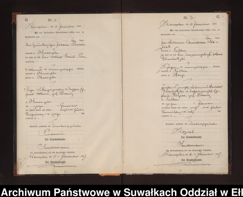 image.from.unit.number "Sterbe-Neben-Register des Preussischen Standes-Amtes Gr. Konopken Kreis Loetzen"