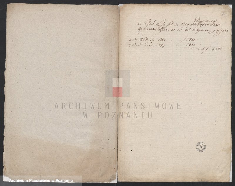 Obraz 6 z jednostki "Berechnung wieveil die Stadt Lissa an Czopowe vor das herrschaftliche Bier und Branntwein gezahlt hat; język niemiecki"