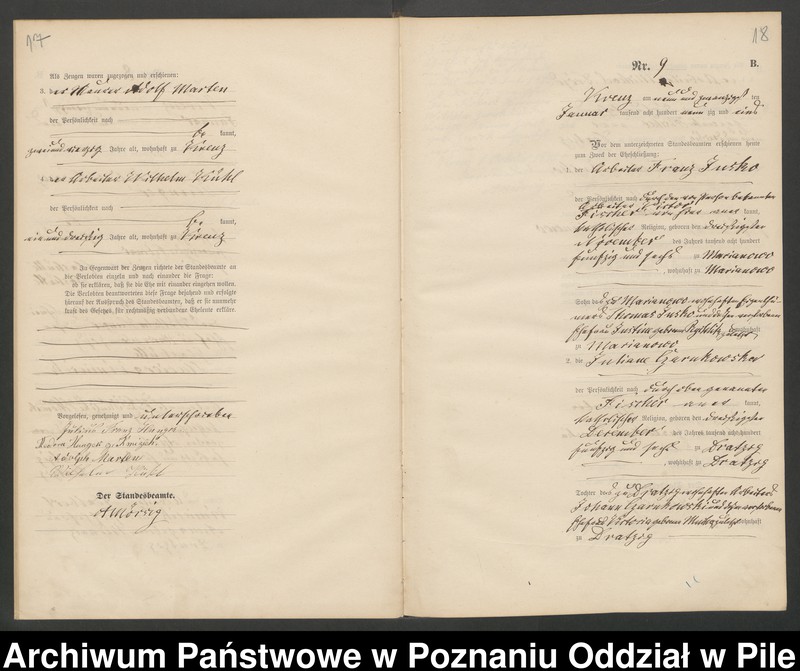 Obraz 12 z jednostki "Księga małżeństw"