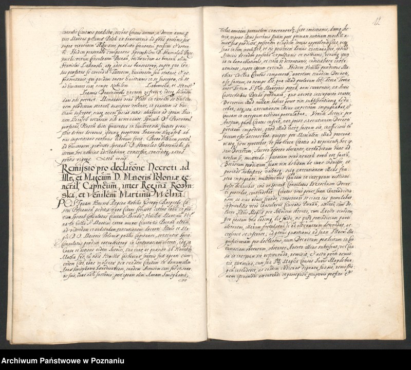 Obraz 16 z jednostki "Acta coram spectabili consulatu Posnaniensi."