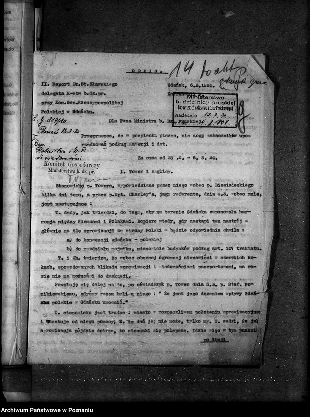 Obraz 18 z jednostki "Sprawy prawne Wolne Miasto Gdańsk [umowy i konwencje]"