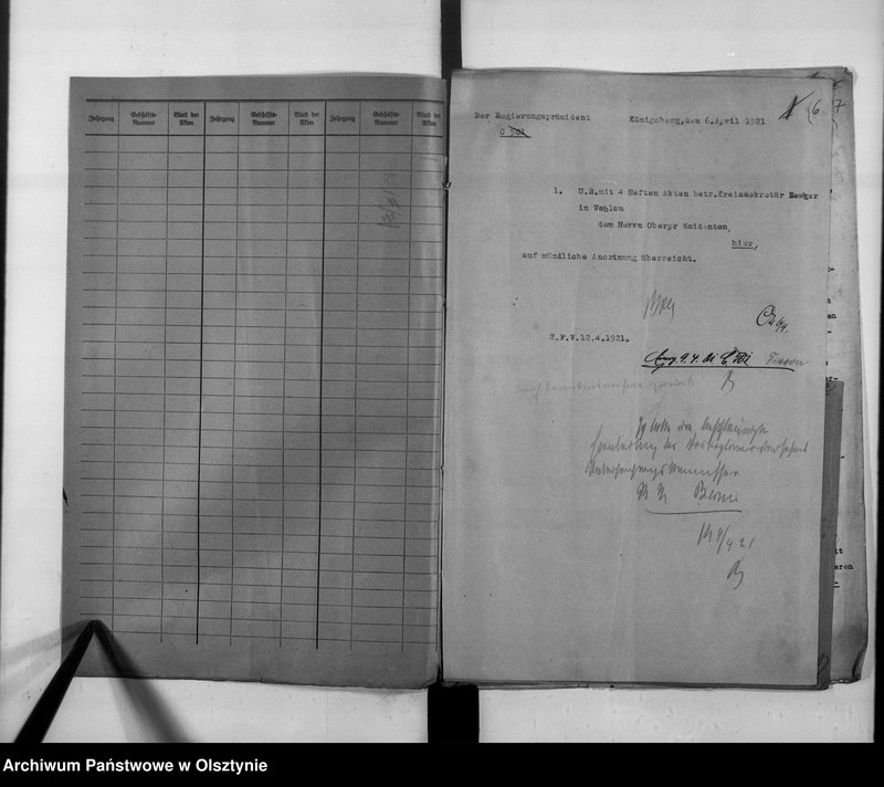 image.from.unit.number "Disziplinarverfahren gegen den Kreis-Sekretär newger [Arthur] in Wehlau"