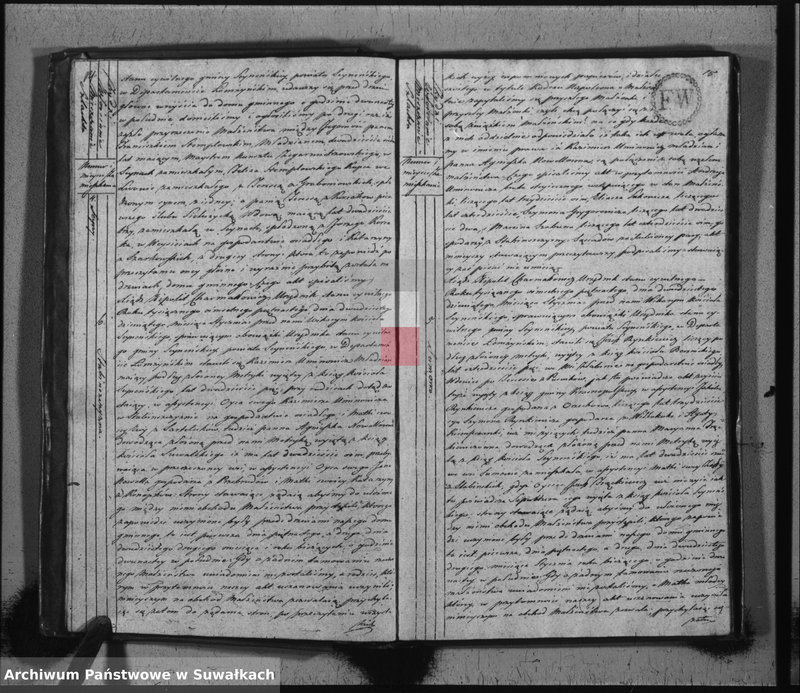 image.from.unit.number "Akta stanu cywilnego zaślubionych w gminie seyneńskiey od 1-go stycznia 1815 roku."