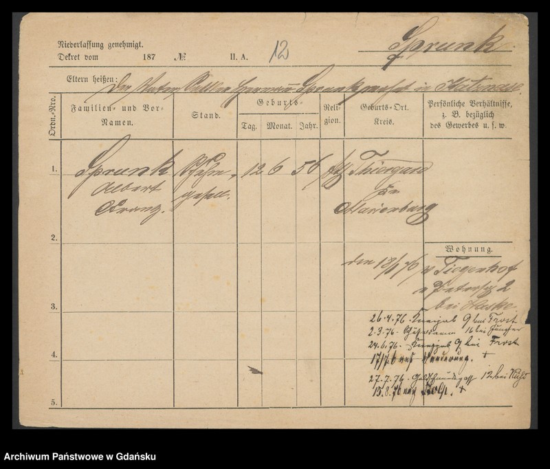 image.from.unit.number "Karty meldunkowe: Spruch - Sryslowski"