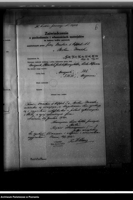 Obraz 10 z jednostki "Towarzystwo robót inżynieryjnych "Tri" w Poznaniu nr woj. 341"