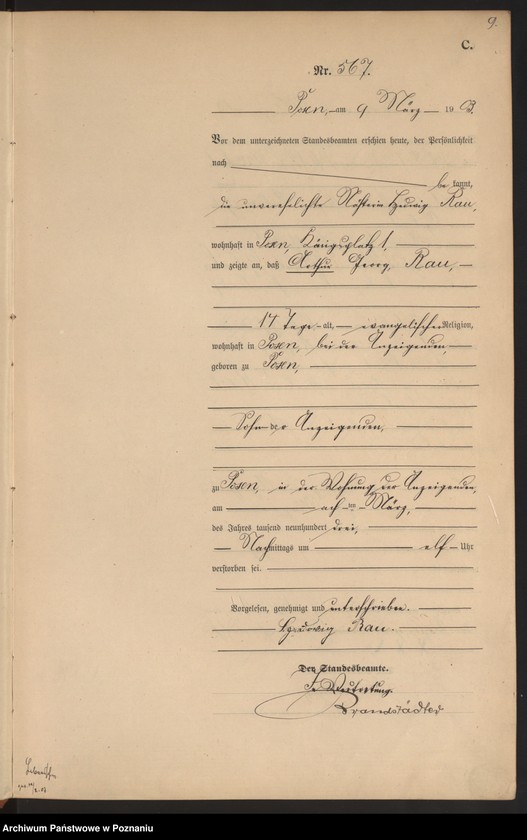 Obraz 12 z jednostki "Księga zgonów tom II"