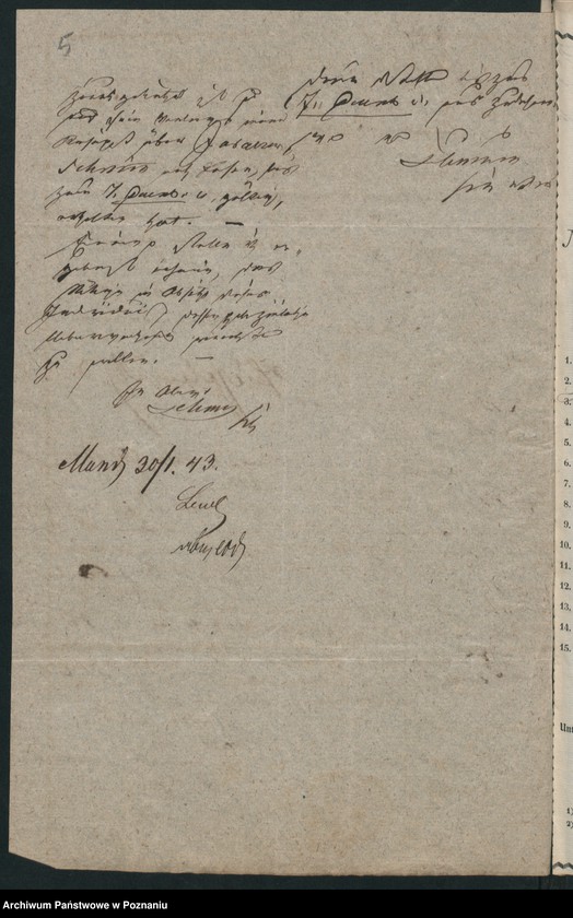 Obraz 8 z jednostki "A. betr. den polnischen Flüchtling Johann von Skarzewski"