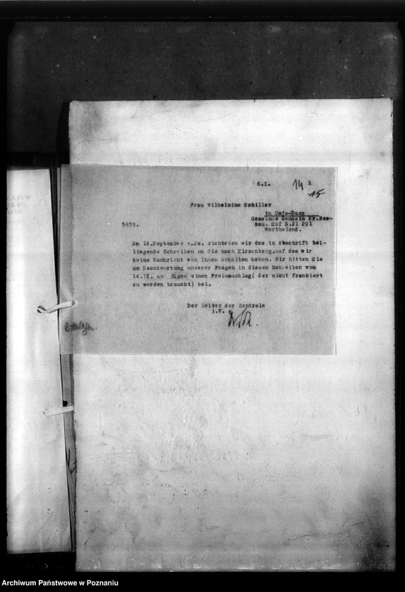 Obraz 18 z jednostki "Wilhelmina Schiller Kirschberg (powiat Łódź)"