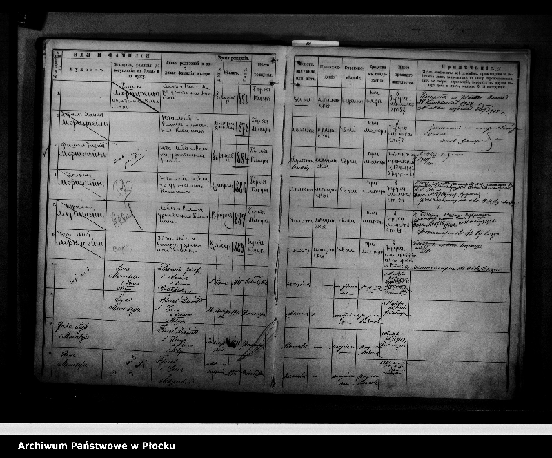 Obraz 13 z jednostki "[Księga zamknięta ludności stałej miasta Płocka - ul. Stary Rynek nr 29]"