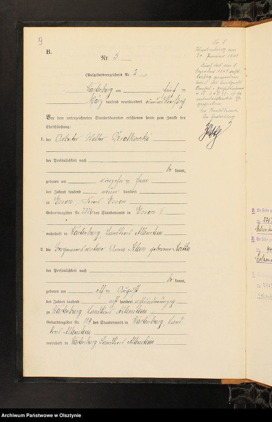 image.from.unit.number "Heirats-Haupt-Register Nr 1 - 38"