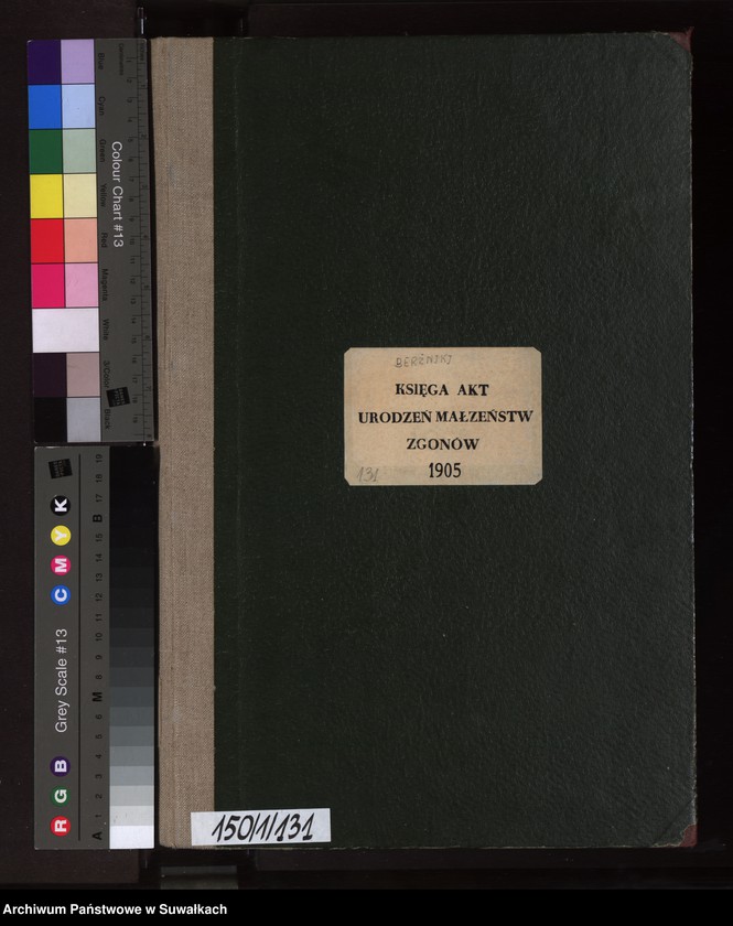 image.from.unit.number "Księga akt urodzeń, małżeństw, zgonów [wyznania rzymskokatolickiego parafii w Berznikach]"