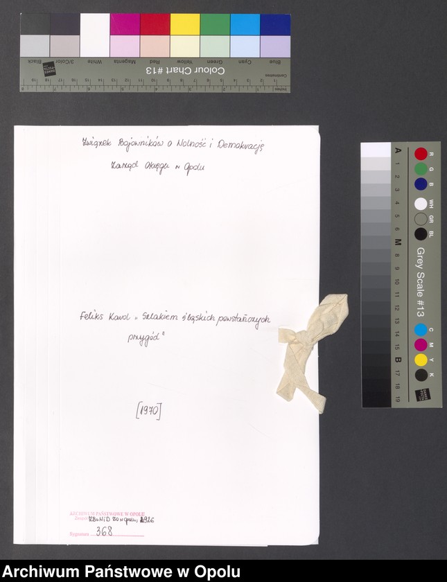 image.from.unit.number "Feliks Karol "Szlakiem śląskich powstańczych przygód""