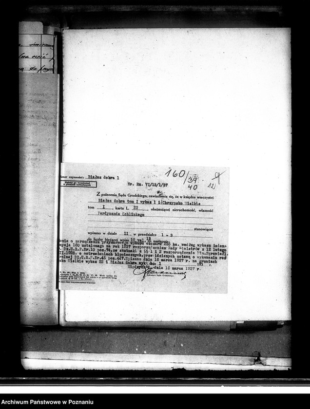 Obraz 16 z jednostki "Przymusowy wykup majątku Chrzypsko Wielkie i Białcz powiatu międzychodzkiego"