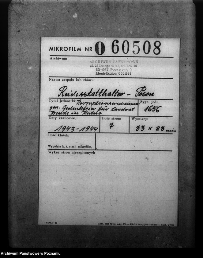 Obraz 2 z jednostki "Korruptionserscheinungen. Gedenkfeier für Landrat Trende in Kutno"