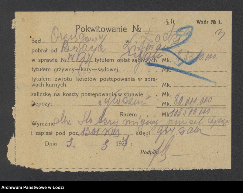 Obraz 5 z jednostki "Bracia Litman- handel towarami manufakturowymi"