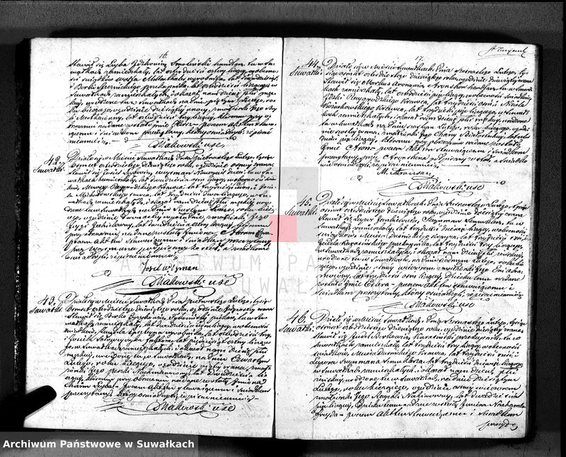 image.from.unit.number "Duplikat. Akta Urzędnika Stanu Cwilnego Wyznania Moyżeszowego Okręgu Suwalskiego i Jeleniewskiego do zapisywania Urodzonych, Zaślubionych i Zmarłych z roku 1849"
