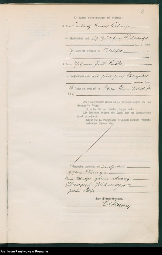 Obraz 11 z jednostki "Księga małżeństw tom I"