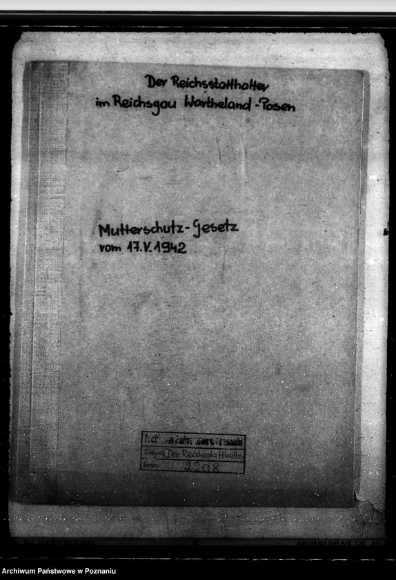 Obraz 4 z jednostki "Mutterschutz vom 17. V. 1942."