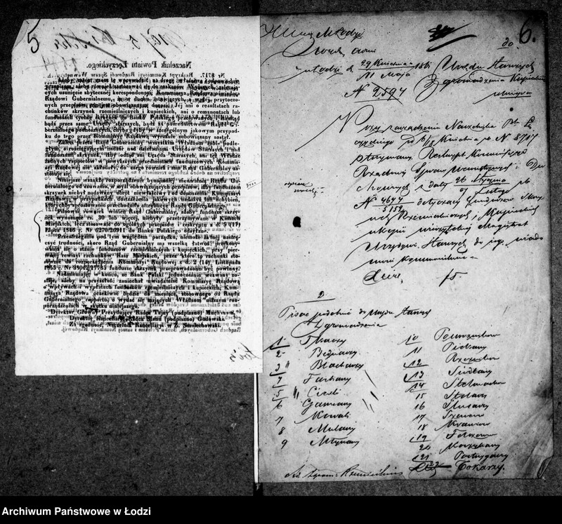 Obraz 8 z jednostki "Akta tyczące się rozmaitych cechów"