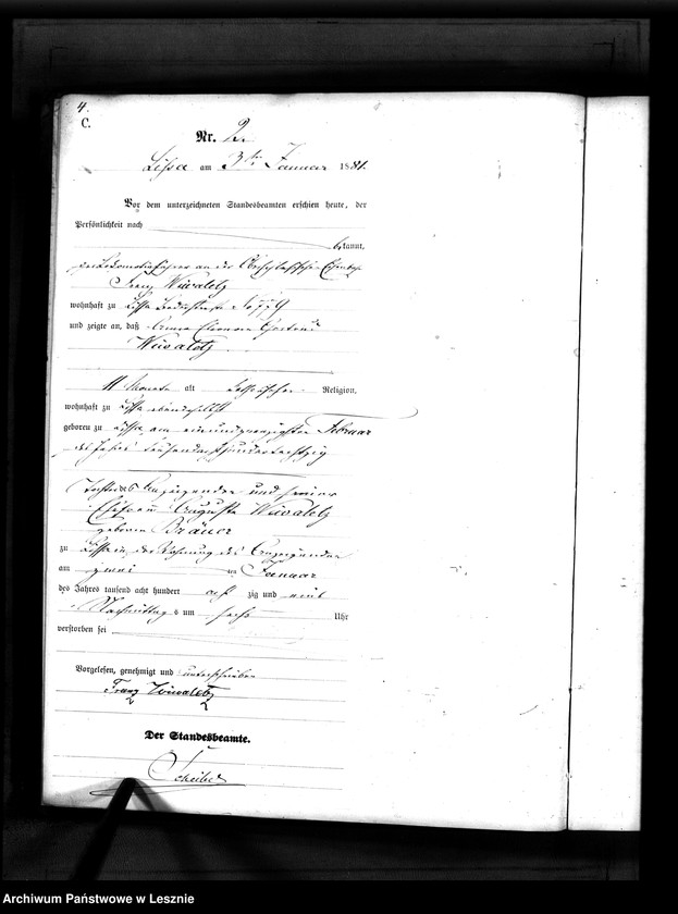 Obraz 5 z jednostki "[Księga zgonów - miasto]"