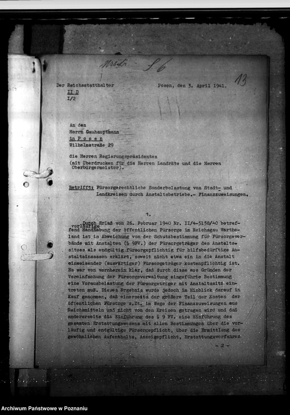 Obraz 17 z jednostki "Bestattungskosten für verstorbene Strafgefangene"