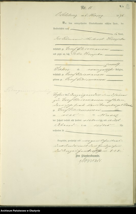 image.from.unit.number "Sterbe-Haupt-Register Nr 1 - 77"