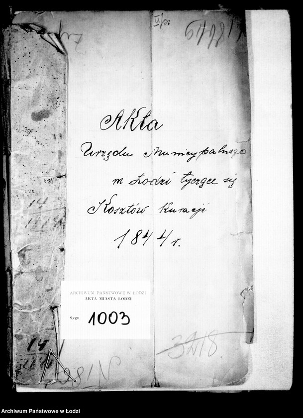 Obraz 5 z jednostki "Akta tyczące się kosztów kuracji"