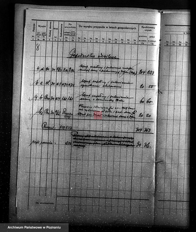 Obraz 12 z jednostki "Program urządzenia gospodarstwa leśnego dla lasu majętności Kobylepole powiat poznański 1933/34-1938/39"