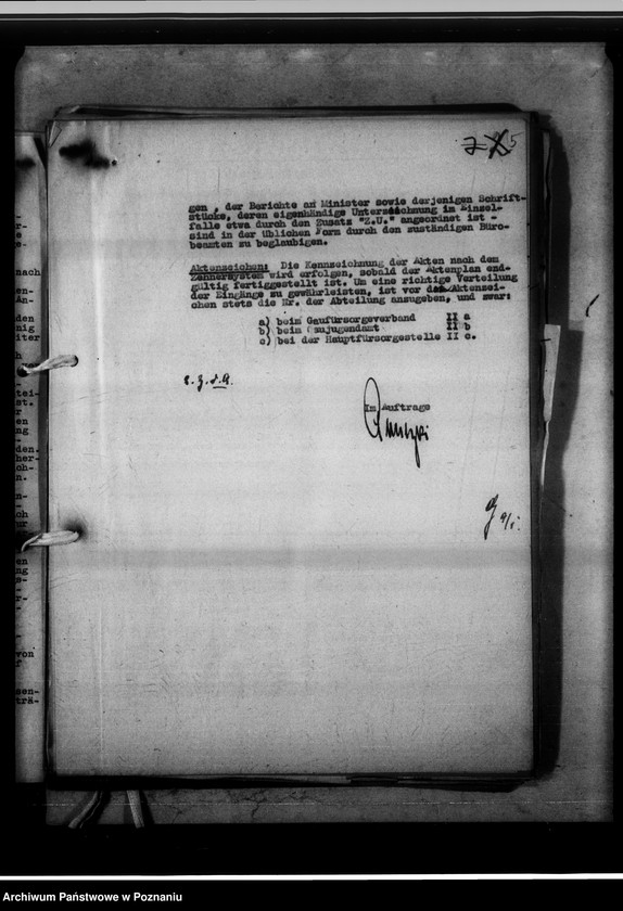 Obraz 8 z jednostki "Geschäftsverteilung Abteilung III."