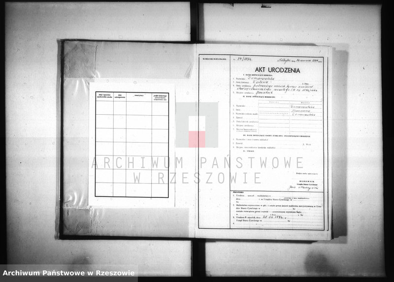 image.from.unit.number "Akta urodzeń Jawornik 1894-1903"