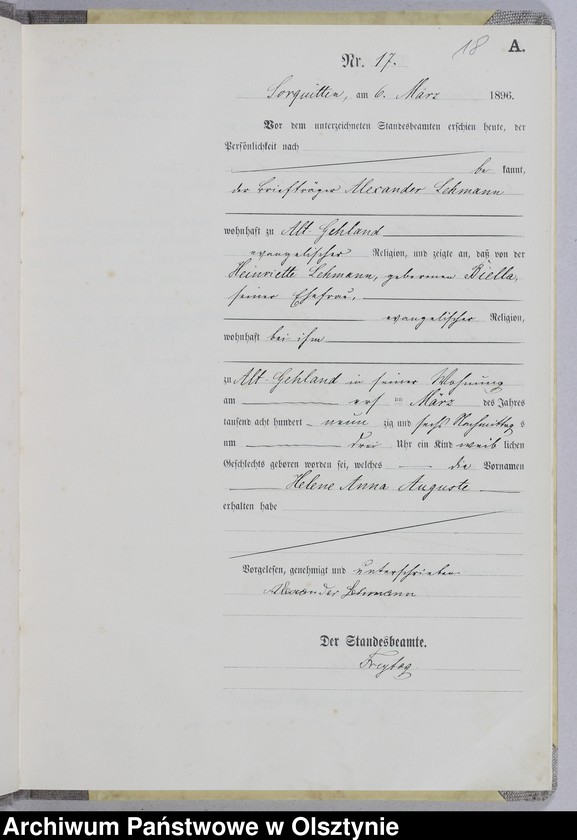 image.from.unit.number "Geburts-Haupt-Register Nr 1 - 118"