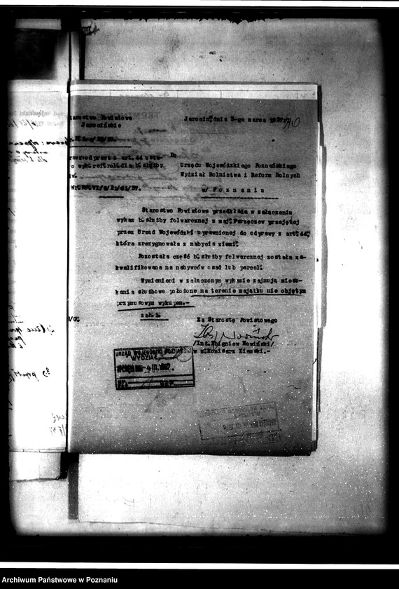 Obraz 13 z jednostki "Majątek Parzęczew powiatu jarocińskiego odprawy z art. 44 ustawa o wykonaniu reformy rolnej"