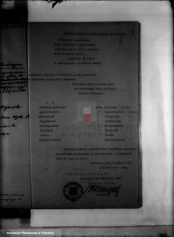 Obraz 13 z jednostki "Urzędnicy Komunalni miasta Krotoszyna"