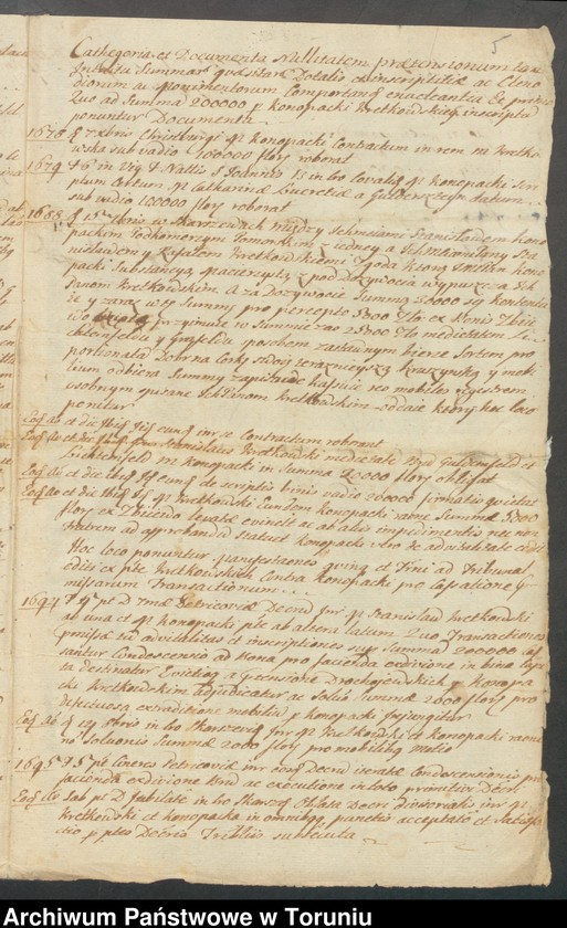 image.from.unit.number "Kretkowscy [Jan, Władysław i Zygmunt] - akta procesowe w sprawach rodzinnych, umowy małżeńskie"
