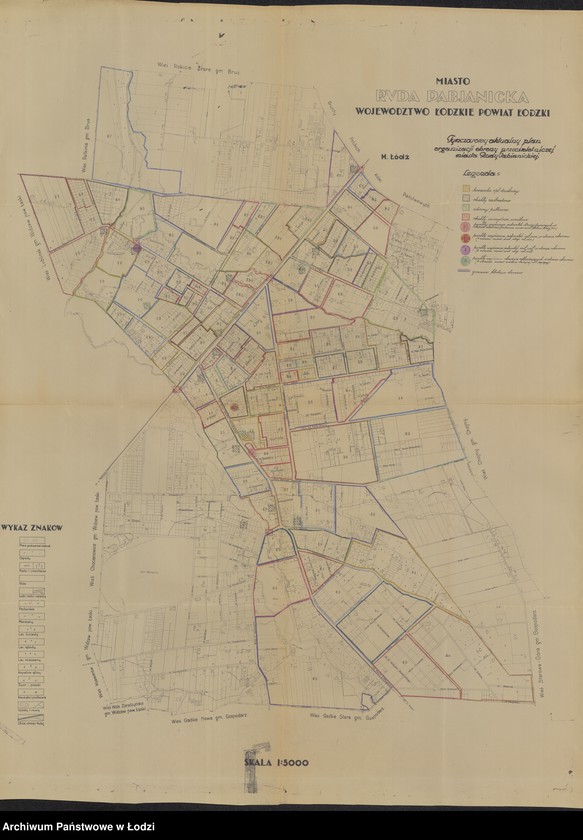 Obraz 1 z jednostki "Miasto Ruda Pabianicka województwo łódzkie, powiat łódzki - tymczasowy plan obrony przeciwlotniczej"