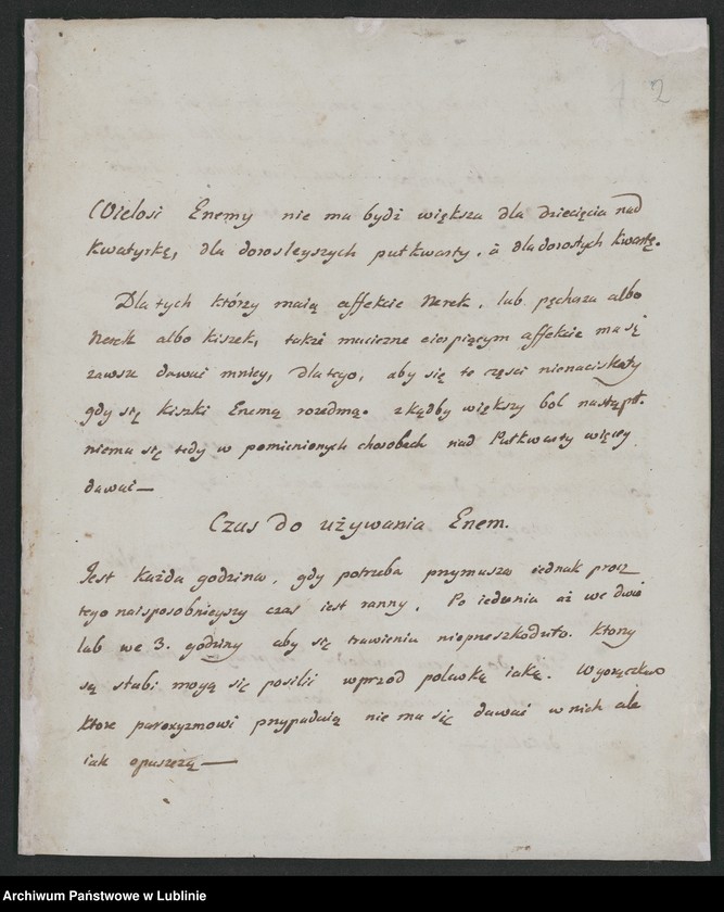 Obraz 1 z kolekcji "Enemy na różne schorzenia autorstwa Anny Brezy - przepisy111"