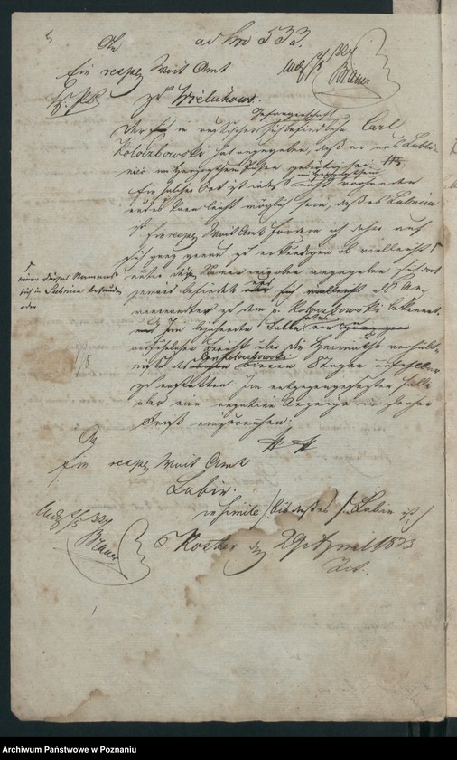 image.from.unit.number "Acta betreffen Reklamierung diesseitiger Untertanen aus russischer Gefangenschaft"