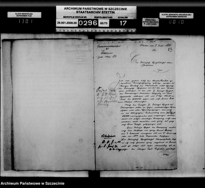 Obraz 10 z jednostki "Die Reisen hoher fürstlicher Personen durch die Provinz Pommern"