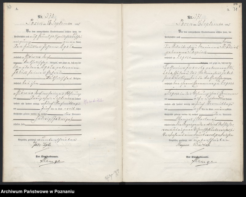 Obraz 18 z jednostki "Księga urodzeń t. II"