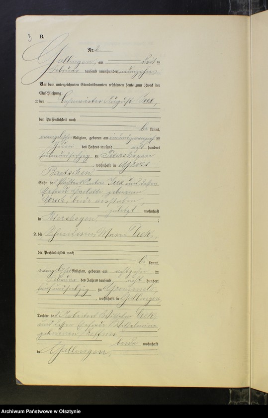 image.from.unit.number "Heirats-Neben-Register Nr 1 - 26 [ Księga małżeństw - wtóropis ]"