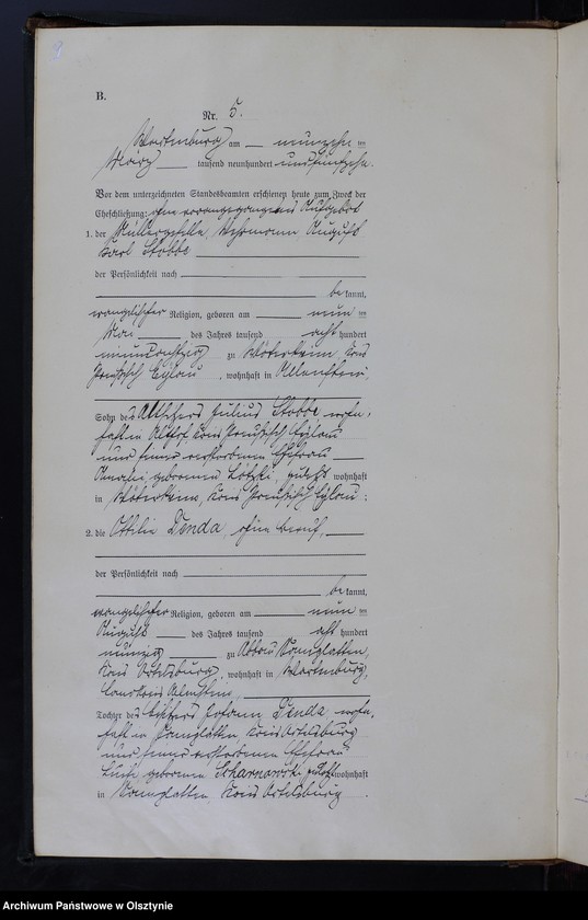 image.from.unit.number "Heirats-Haupt-Register Nr 1 - 16, 1-20"