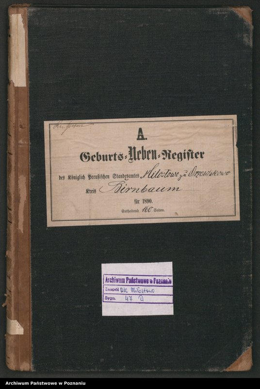 Obraz 2 z jednostki "Księga urodzeń"