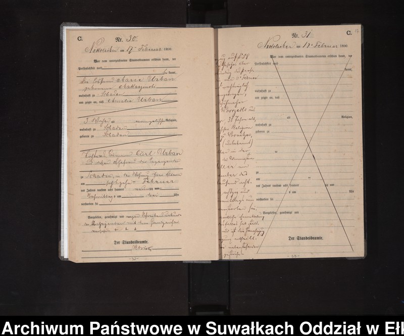 image.from.unit.number "Sterbe-Haupt-Register des Königlichen Preussischen Standes-Amtes Nikolaiken Kreis Sensburg"
