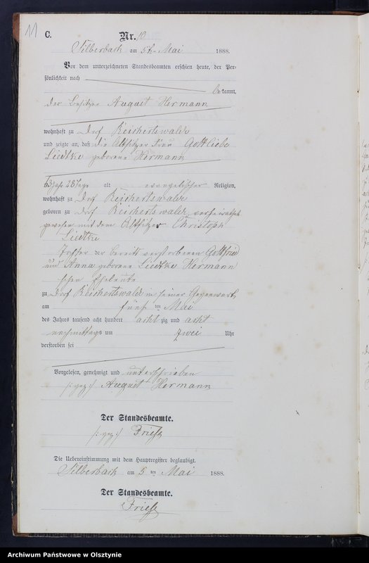 image.from.unit.number "Sterbe-Neben-Register Nr 1 - 58"