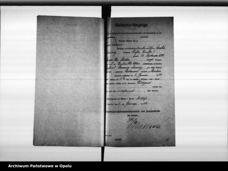 Obraz 12 z jednostki "[Akta zbiorowe Urzędu Stanu Cywilnego - urodzenia]"