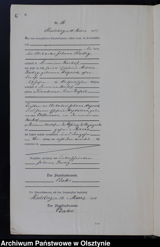 image.from.unit.number "Sterbe -Neben-Register Nr 1-66"