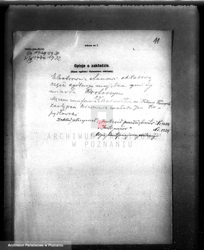 Obraz 15 z jednostki "Kwestionariusz elektrowni miejskiej w Krotoszynie"