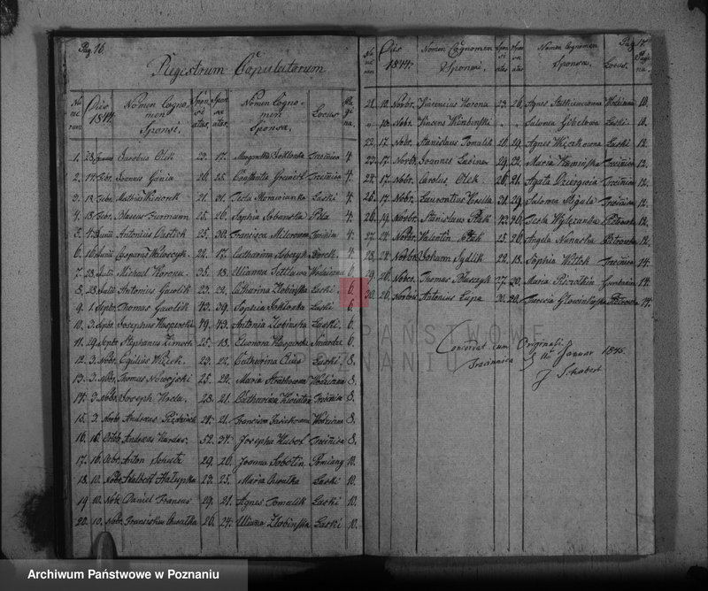 Obraz 11 z jednostki "Duplikat urodzonych, zaślubionych i zmarłych"