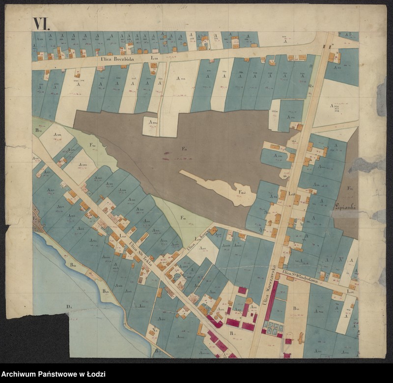 Obraz 11 z jednostki "Pierworys pomiaru territorium Miasta Tomaszowa Mazowieckiego z przyległymi gruntami i lasami do dóbr Tomaszowa należącymi ..."
